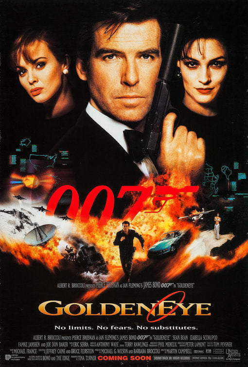 1000 piece jigsaw puzzle for the movie poster: GoldenEye (1995) ver3