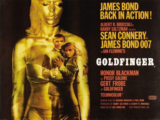 1000 piece jigsaw puzzle for the movie poster: Goldfinger (1964) ver3