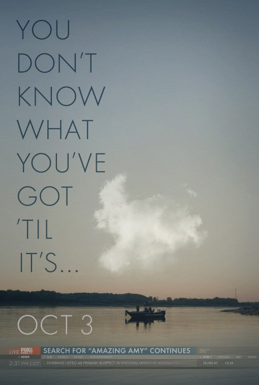 1000 piece jigsaw puzzle for the movie poster: Gone Girl (2014)