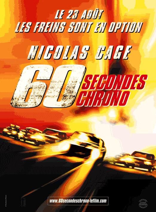 the movie poster: Gone in 60 Seconds (2000) ver2