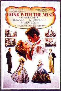 the movie poster: Gone With the Wind (1939) ver2