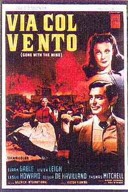 the movie poster: Gone With the Wind (1939) ver3