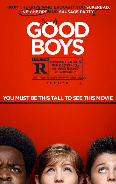 1000 piece jigsaw puzzle for the movie poster: Good Boys (2019)