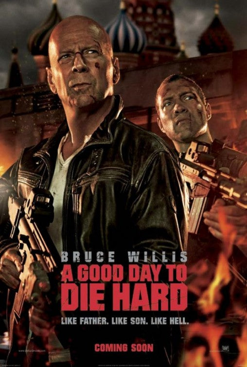 1000 piece jigsaw puzzle for the movie poster: A Good Day to Die Hard (2013) ver2