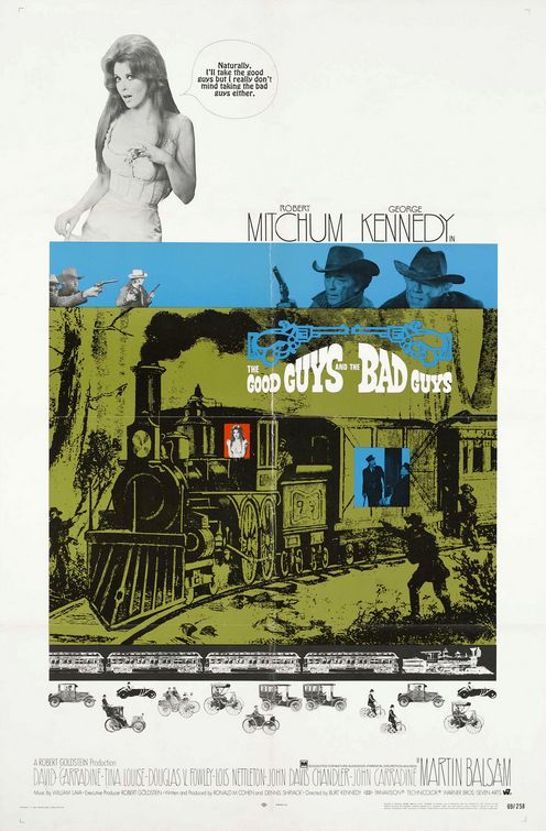 the movie poster: The Good Guys and the Bad Guys (1969)