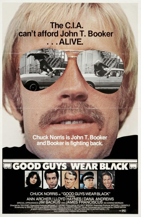 1000 piece jigsaw puzzle for the movie poster: Good Guys Wear Black (1978)