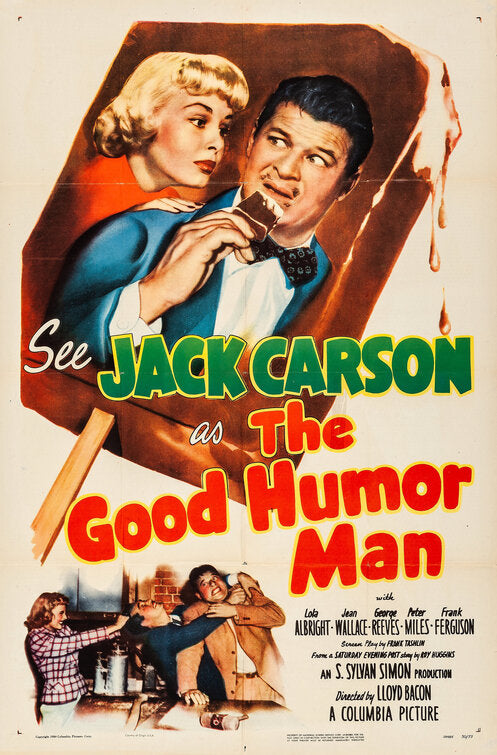 1000 piece jigsaw puzzle for the movie poster: The Good Humor Man (1950)