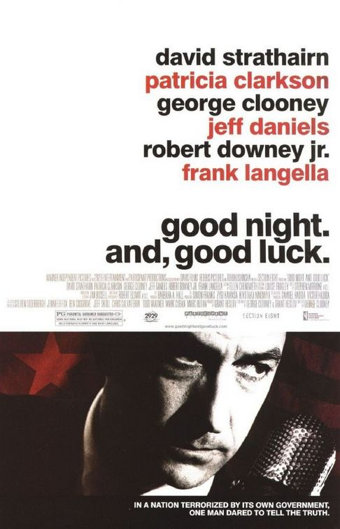 the movie poster: Good Night, and Good Luck. (2005)