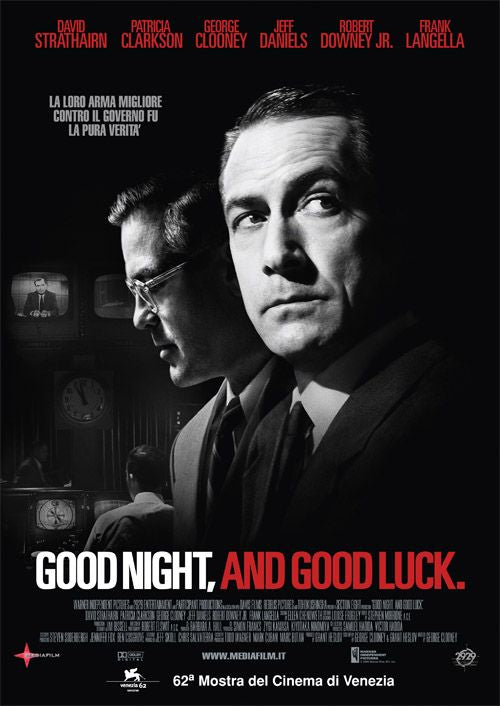 the movie poster: Good Night, and Good Luck. (2005) ver2