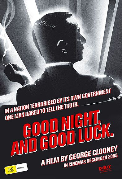 the movie poster: Good Night, and Good Luck. (2005) ver4