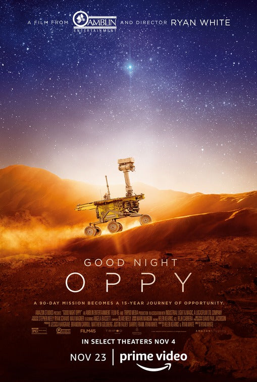1000 piece jigsaw puzzle for the movie poster: Good Night Oppy (2022)
