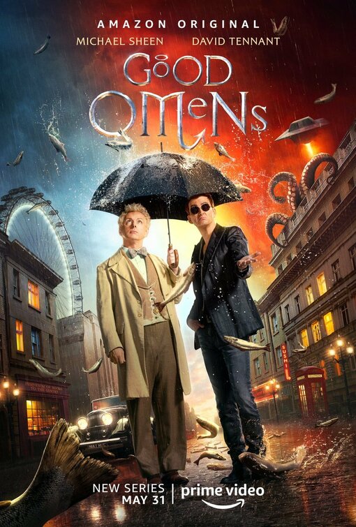1000 piece jigsaw puzzle for tv poster: Good Omens, ver6