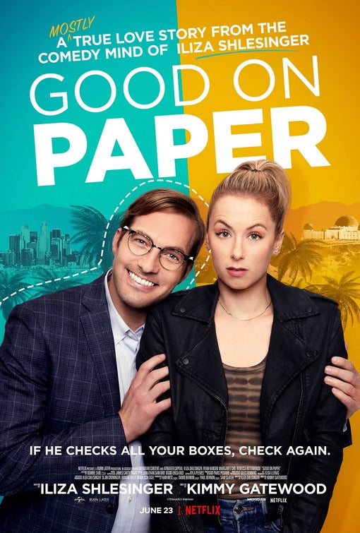 1000 piece jigsaw puzzle for the movie poster: Good on Paper (2021)