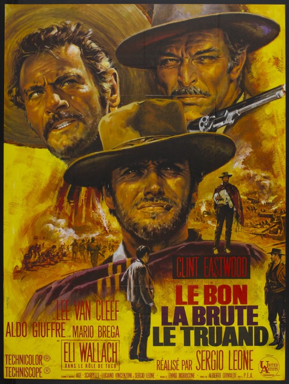 1000 piece jigsaw puzzle for the movie poster: The Good, the Bad, and the Ugly (1966) ver4