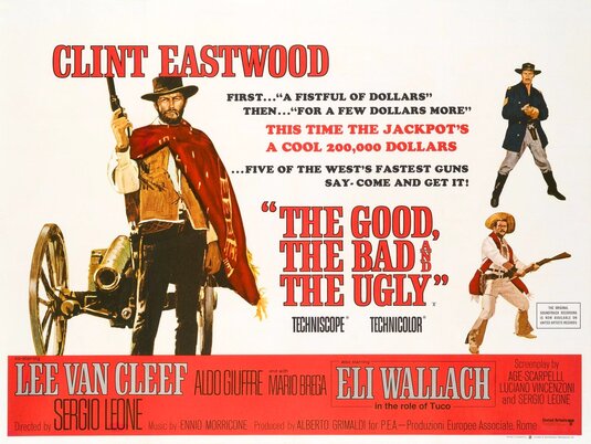 1000 piece jigsaw puzzle for the movie poster: The Good, the Bad, and the Ugly (1966) ver5