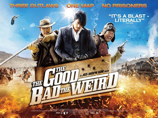 the movie poster: The Good, the Bad, and the Weird (2009)