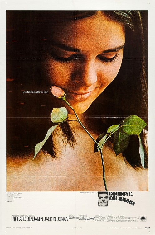 1000 piece jigsaw puzzle for the movie poster: Goodbye, Columbus (1969)