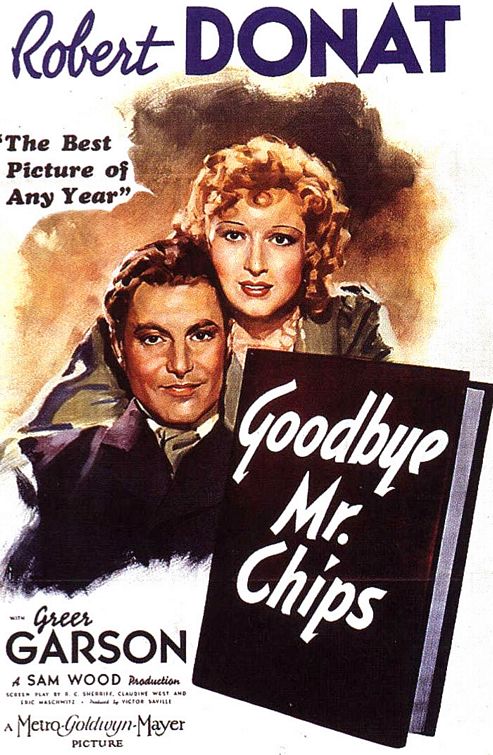 the movie poster: Goodbye, Mr. Chips (1939)
