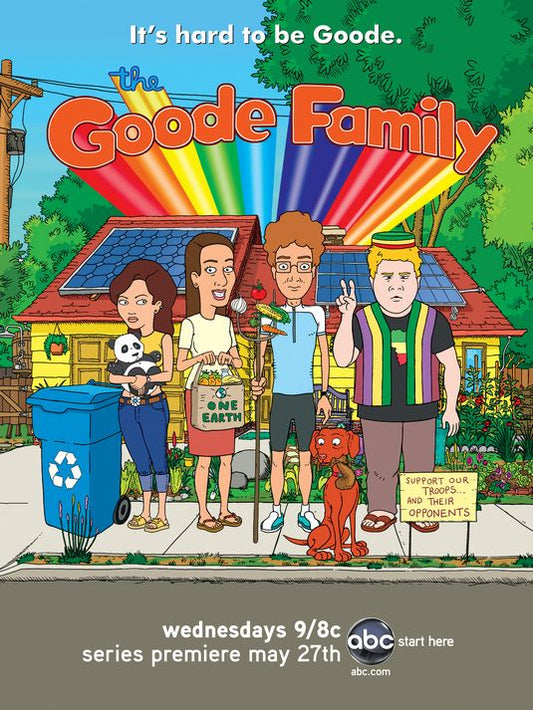 1000 piece jigsaw puzzle for tv poster: The Goode Family