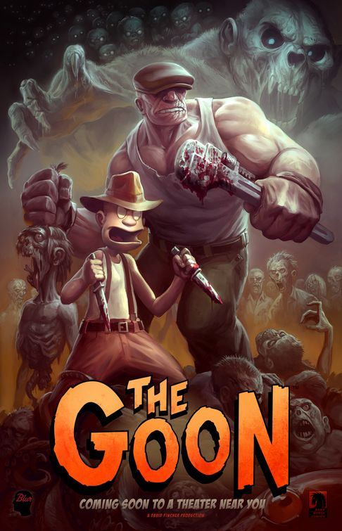 1000 piece jigsaw puzzle for the movie poster: The Goon (2010)