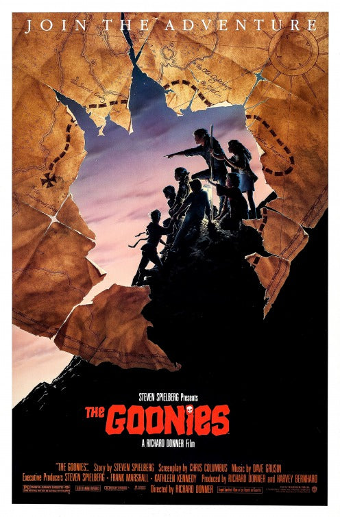 the movie poster: The Goonies (1985) ver2
