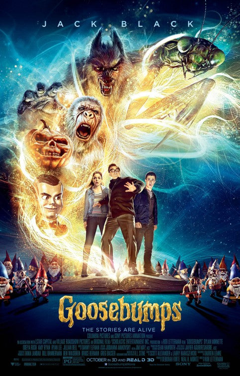 1000 piece jigsaw puzzle for the movie poster: Goosebumps (2015)