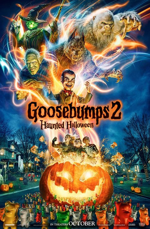 1000 piece jigsaw puzzle for the movie poster: Goosebumps 2: Haunted Halloween (2018)