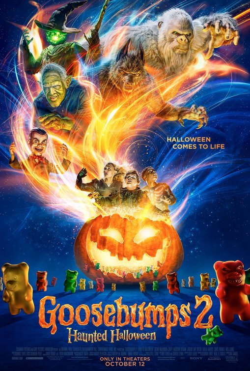 1000 piece jigsaw puzzle for the movie poster: Goosebumps 2: Haunted Halloween (2018) ver3