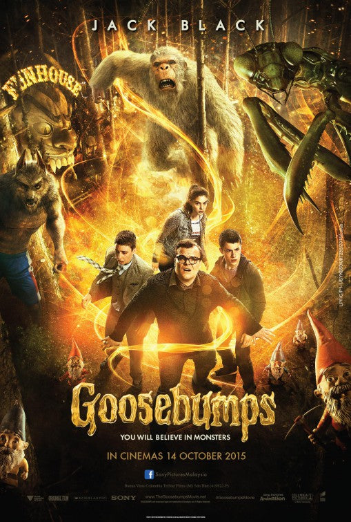 1000 piece jigsaw puzzle for the movie poster: Goosebumps (2015) ver3