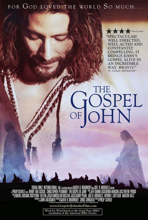 the movie poster: The Gospel of John (2003)