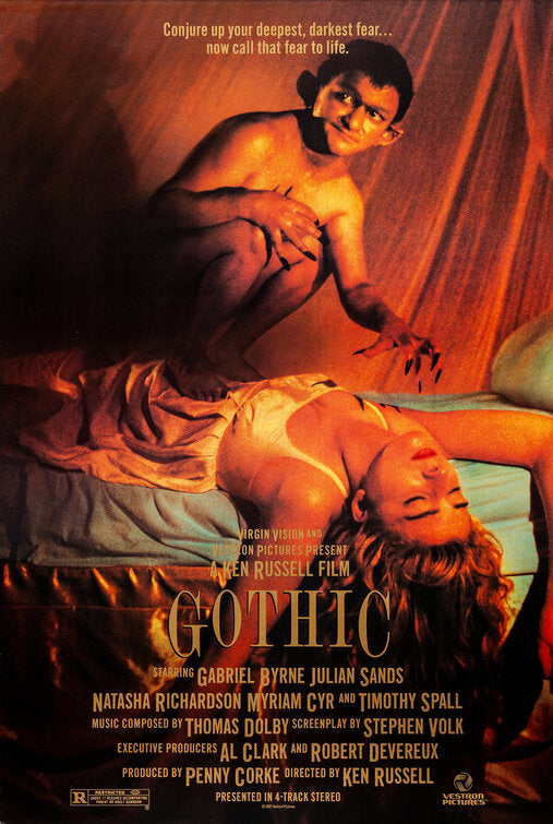 1000 piece jigsaw puzzle for the movie poster: Gothic (1987)
