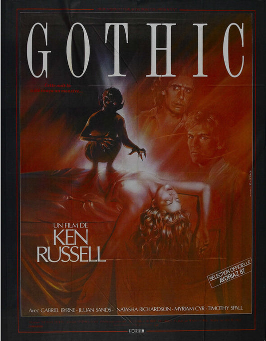 1000 piece jigsaw puzzle for the movie poster: Gothic (1987) ver2