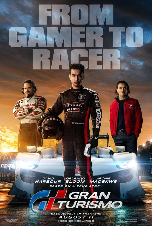 1000 piece jigsaw puzzle for the movie poster: Gran Turismo (2023)