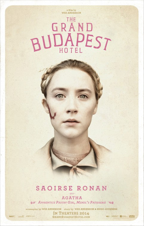 1000 piece jigsaw puzzle for the movie poster: The Grand Budapest Hotel (2014) ver11
