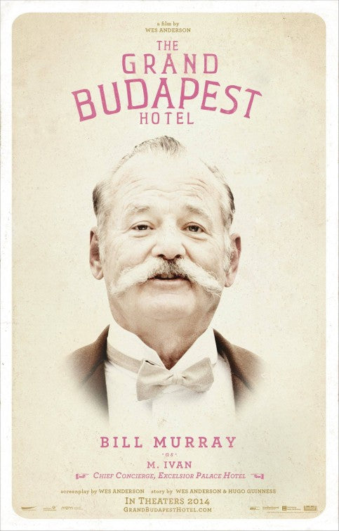 1000 piece jigsaw puzzle for the movie poster: The Grand Budapest Hotel (2014) ver7