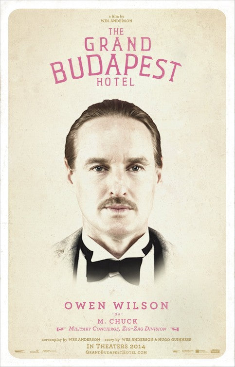 1000 piece jigsaw puzzle for the movie poster: The Grand Budapest Hotel (2014) ver8
