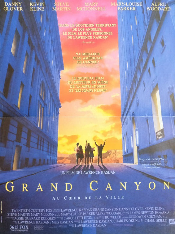 the movie poster: Grand Canyon (1991) ver2