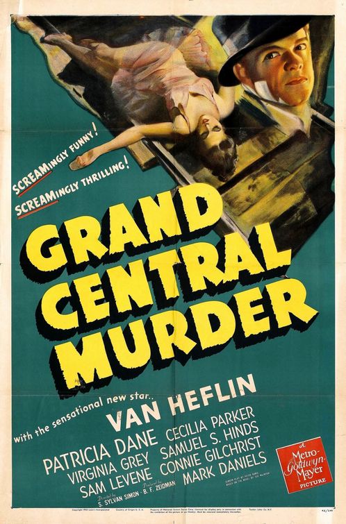 the movie poster: Grand Central Murder (1942)