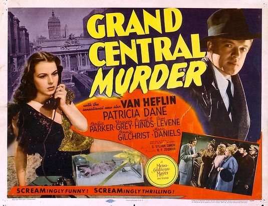 the movie poster: Grand Central Murder (1942) ver2