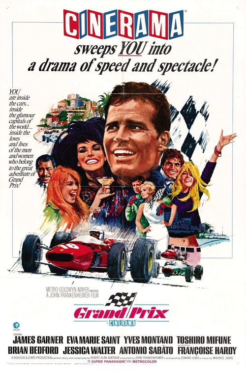 the movie poster: Grand Prix (1966) ver2