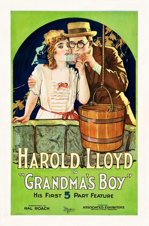 1000 piece jigsaw puzzle for the movie poster: Grandma's Boy (1922) ver2