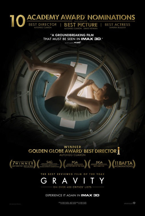 1000 piece jigsaw puzzle for the movie poster: Gravity (2013) ver7