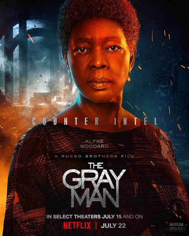 1000 piece jigsaw puzzle for the movie poster: The Gray Man (2022) ver8