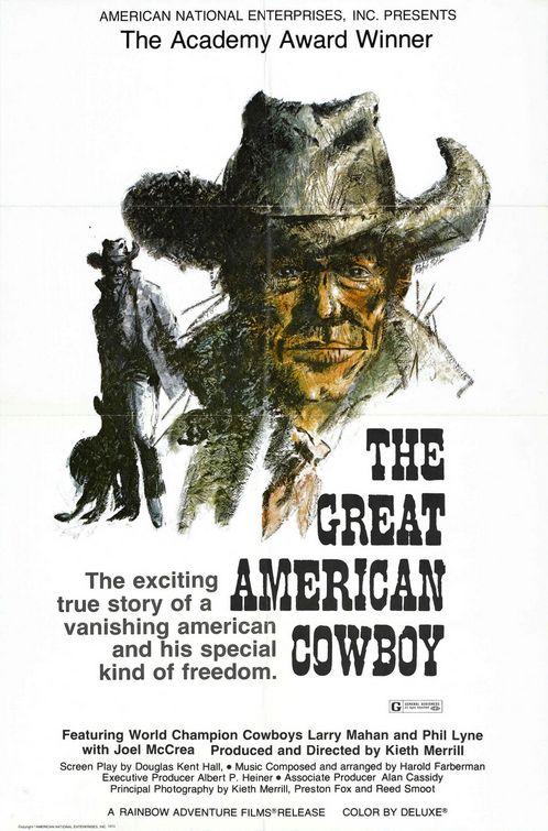 the movie poster: The Great American Cowboy (1973) ver2