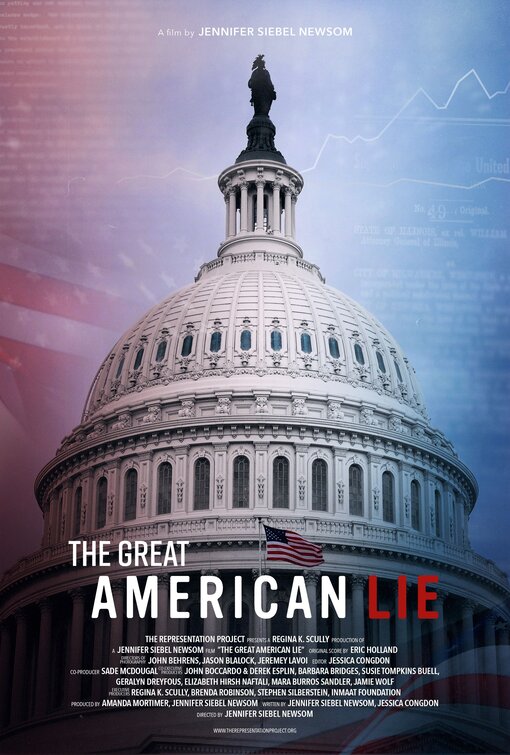 1000 piece jigsaw puzzle for the movie poster: The Great American Lie (2020)