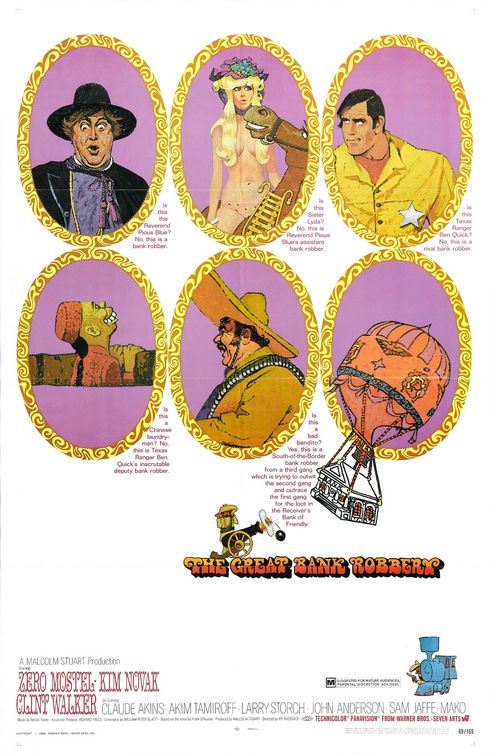 the movie poster: The Great Bank Robbery (1969)