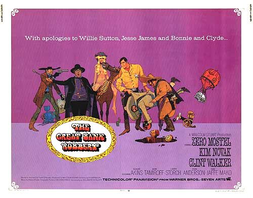 the movie poster: The Great Bank Robbery (1969) ver2