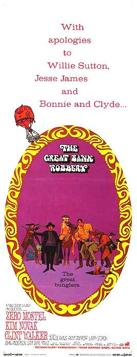 the movie poster: The Great Bank Robbery (1969) ver3