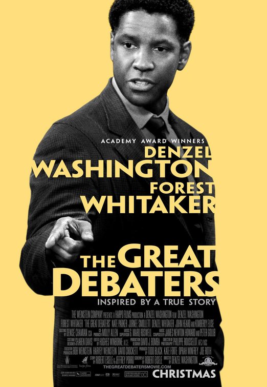 the movie poster: The Great Debaters (2007) ver2