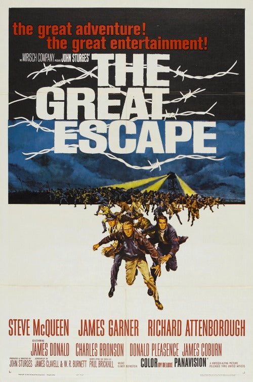 the movie poster: The Great Escape (1963)